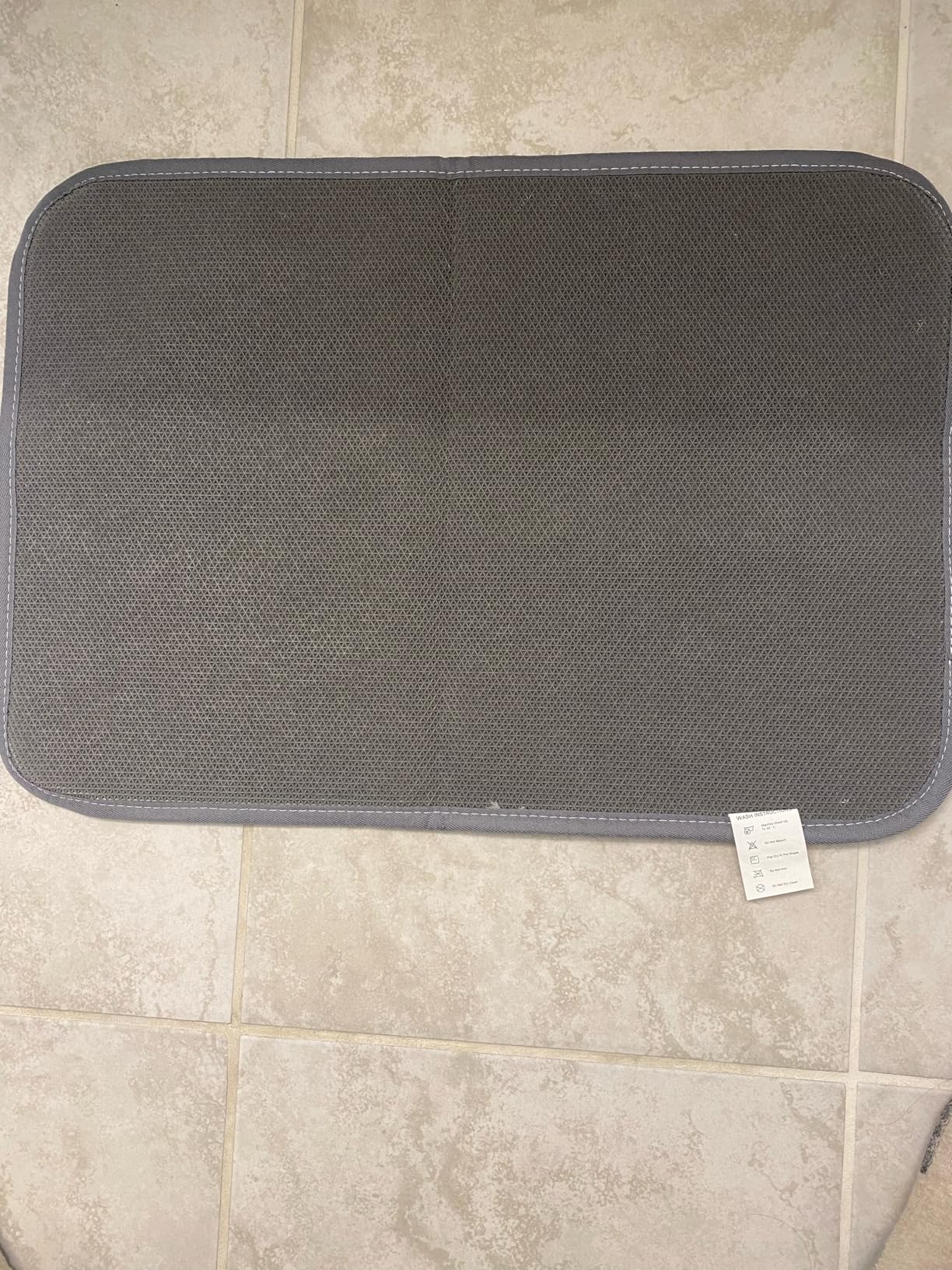 Bath Mats 30x20 Non-Slip Absorbent Bathroom Rug, Quick Dry Machine Washable Shower Tub Mat with Rubber Backing, Soft Floor Carpet for Bathroom Decor Waffle Grey Customer Review Bath Mats 30x20 Non-Slip Absorbent Bathroom Rug, Quick Dry Machine Washable Shower Tub Mat with Rubber Backing, Soft Floor Carpet for Bathroom Decor Waffle Grey - Customer Photo 1