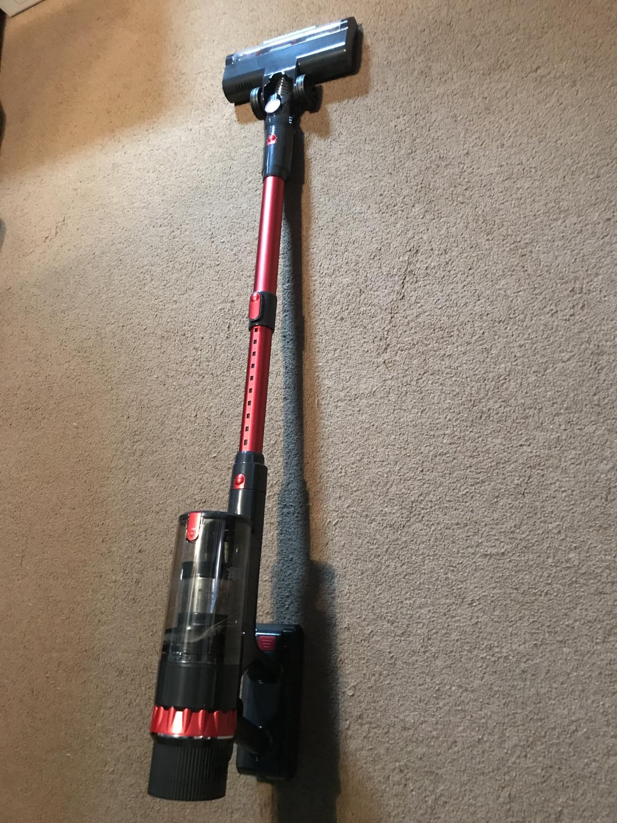 Cordless Vacuum Cleaner, 530W/45Kpa/70Mins Vacuum Cleaners for Home,Self-Standing Stick Vacuum with Smart Touch Screen,Rechargeable Lightweight Vacuum for Pet Hair,Carpets, Hard Floors Customer Review Cordless Vacuum Cleaner, 530W/45Kpa/70Mins Vacuum Cleaners for Home,Self-Standing Stick Vacuum with Smart Touch Screen,Rechargeable Lightweight Vacuum for Pet Hair,Carpets, Hard Floors - Customer Photo 1