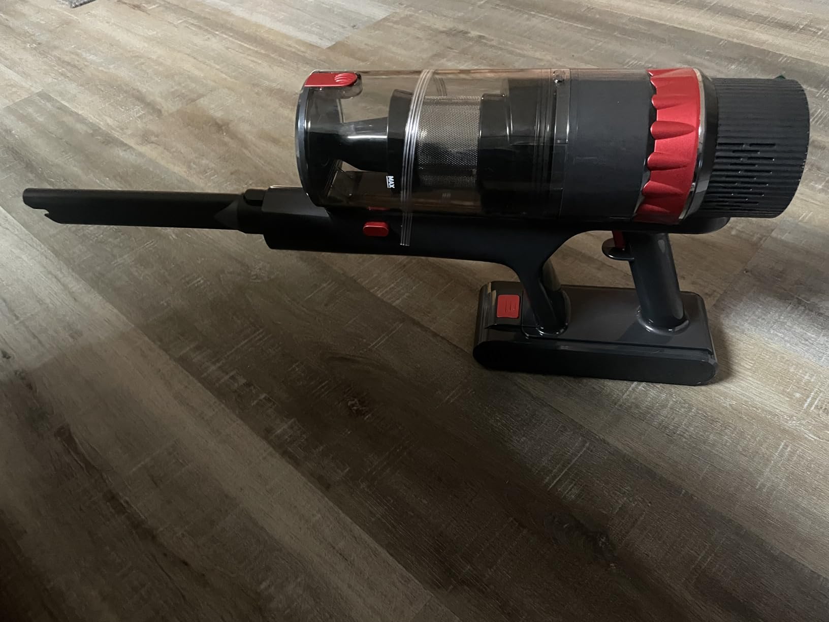 Cordless Vacuum Cleaner, 530W/45Kpa/70Mins Vacuum Cleaners for Home,Self-Standing Stick Vacuum with Smart Touch Screen,Rechargeable Lightweight Vacuum for Pet Hair,Carpets, Hard Floors Customer Review Cordless Vacuum Cleaner, 530W/45Kpa/70Mins Vacuum Cleaners for Home,Self-Standing Stick Vacuum with Smart Touch Screen,Rechargeable Lightweight Vacuum for Pet Hair,Carpets, Hard Floors - Customer Photo 2