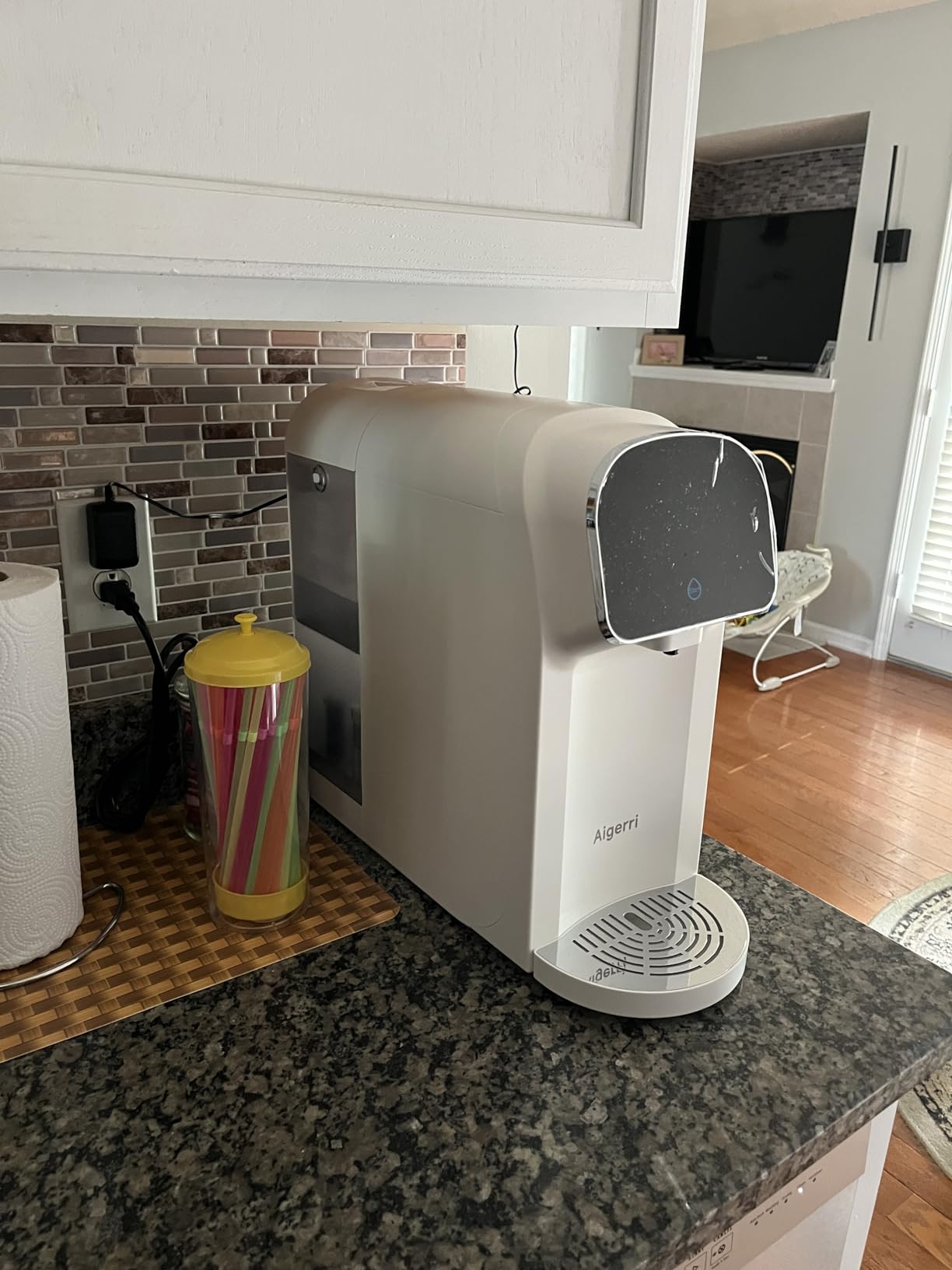UV Reverse Osmosis Water Filter Countertop, 5-Stage RO Water Filtration System, 5:1 Pure to Drain, No Installation Required, Portable Water Purifier for Home Kitchen - Customer Photo 2