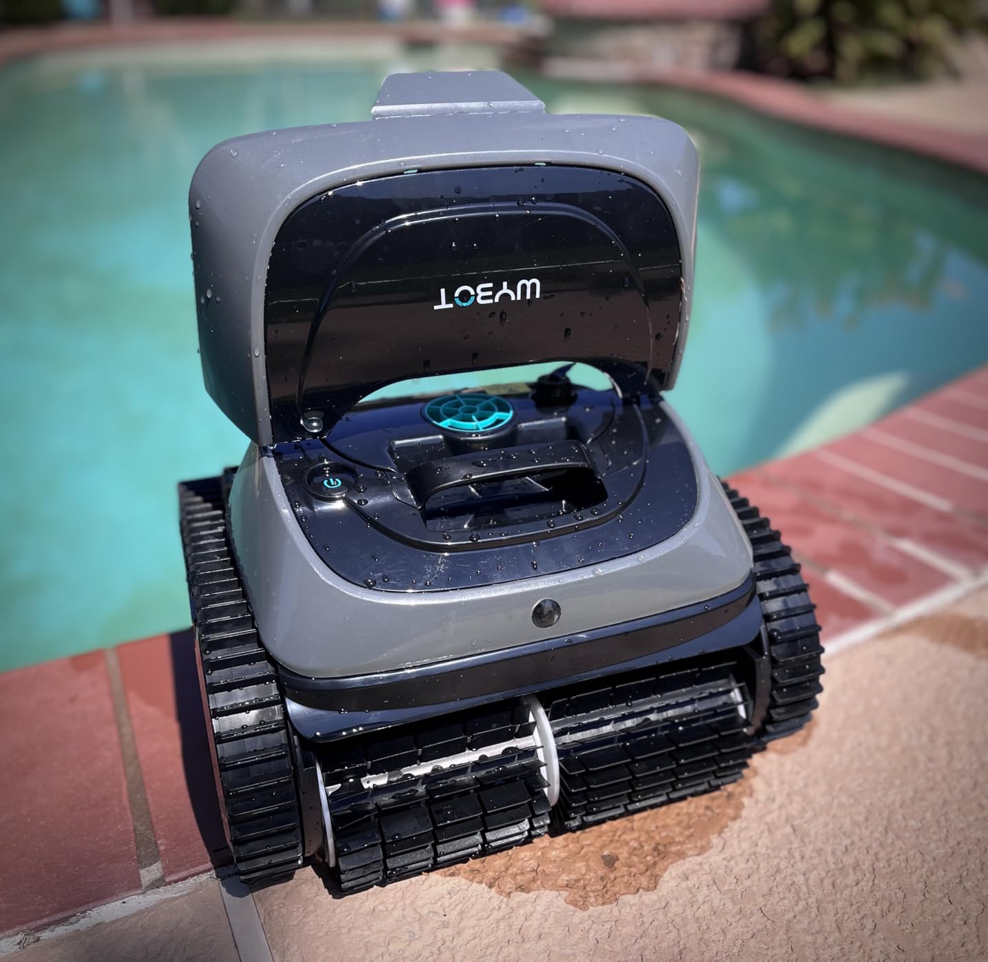 (2025 Upgrade) WYBOT C1 Robotic Pool Vacuum for Inground & Above Ground Pools, 150mins Cordless Pool Cleaner 4-in-1 Wall & Waterline Cleaning Up to 1,614sq.ft, Smart Navigation, App Support Customer Review (2025 Upgrade) WYBOT C1 Robotic Pool Vacuum for Inground & Above Ground Pools, 150mins Cordless Pool Cleaner 4-in-1 Wall & Waterline Cleaning Up to 1,614sq.ft, Smart Navigation, App Support - Customer Photo 2