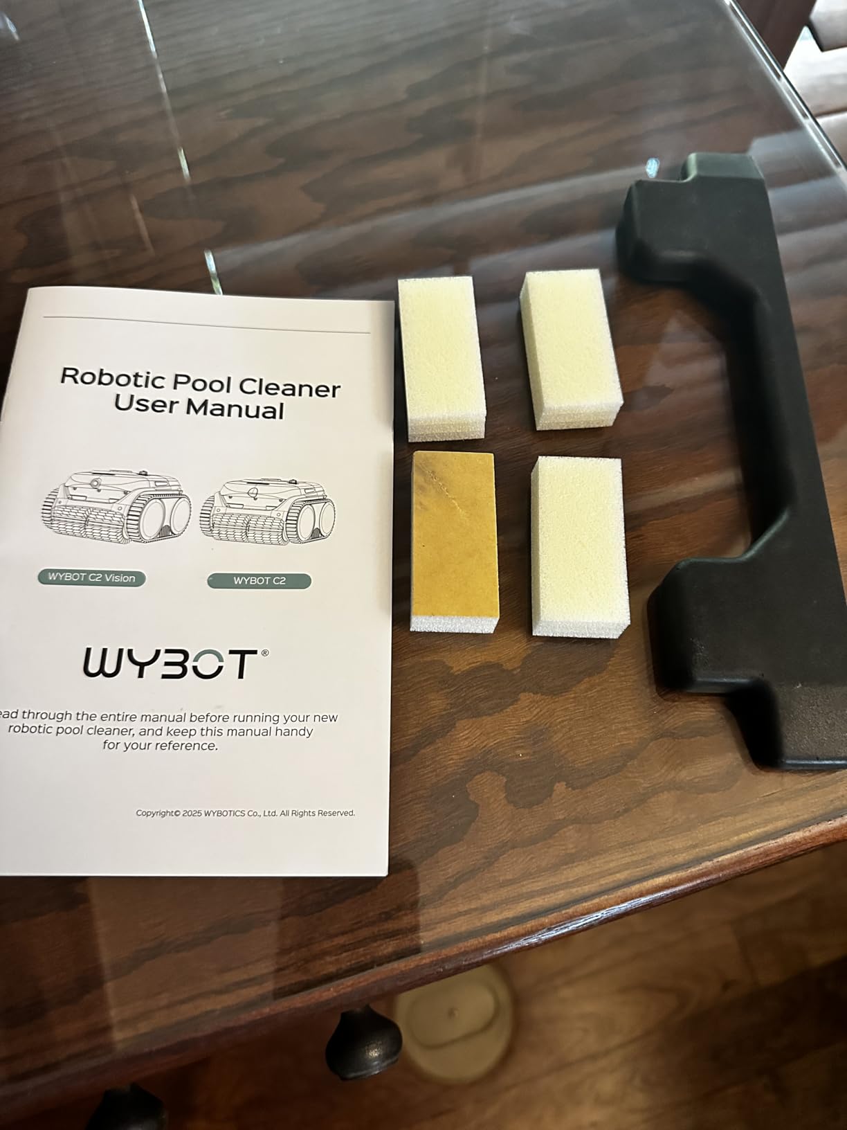 (2025 New) WYBOT C2 Cordless Robotic Pool Cleaner, Wall & Waterline Cleaning, Automatic Pool Vacuum for Inground Pools, Dual Filtration, Max 180mins Runtime, App Control(Bluetooth Connect) Customer Review (2025 New) WYBOT C2 Cordless Robotic Pool Cleaner, Wall & Waterline Cleaning, Automatic Pool Vacuum for Inground Pools, Dual Filtration, Max 180mins Runtime, App Control(Bluetooth Connect) - Customer Photo 3