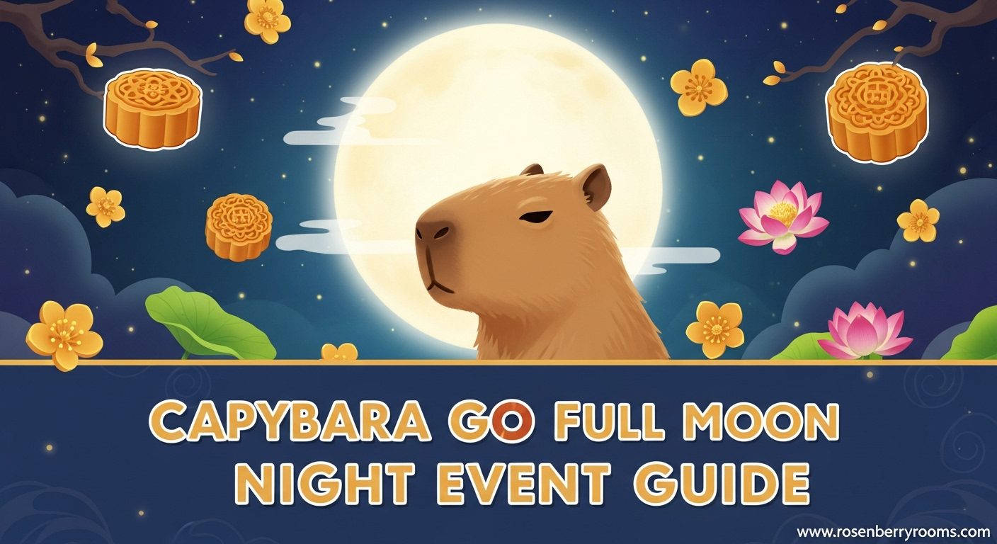 Capybara Go Full Moon Event Guide