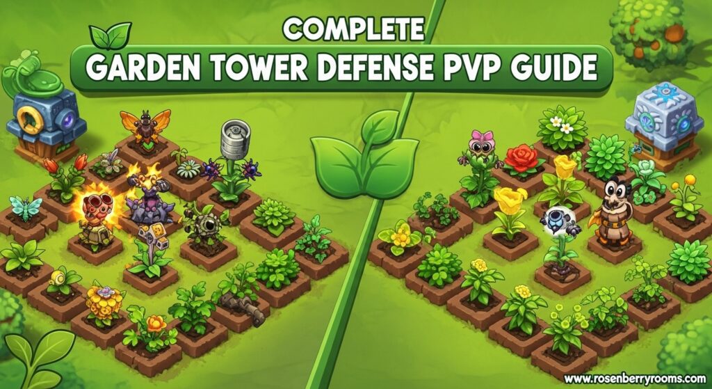 Complete Garden Tower Defense PvP