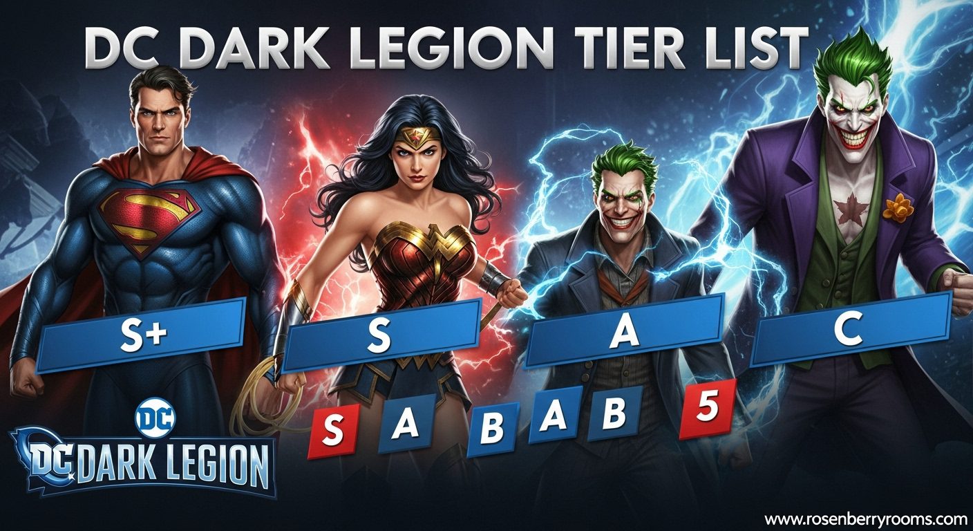 DC Dark Legion Tier List