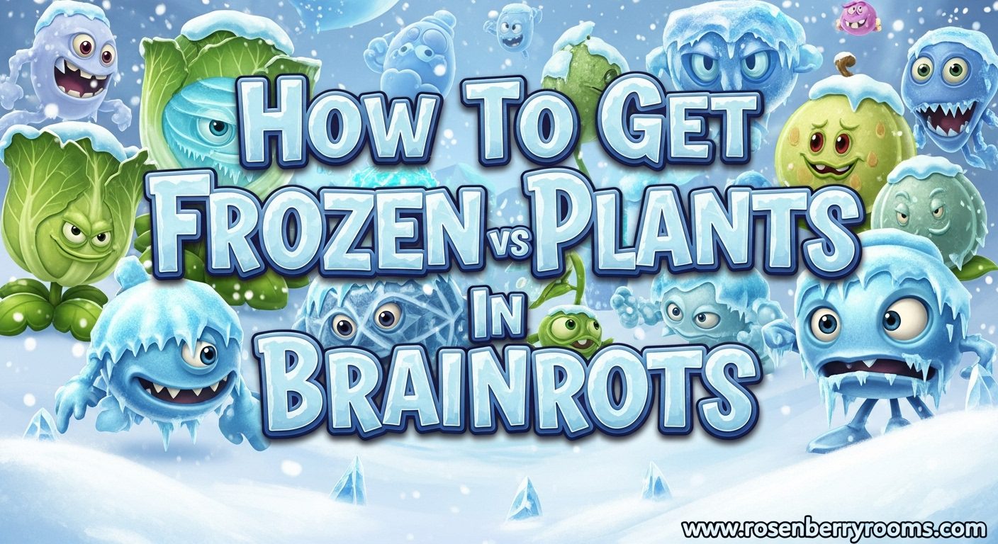 Frozen Plants in Plants vs Brainrots