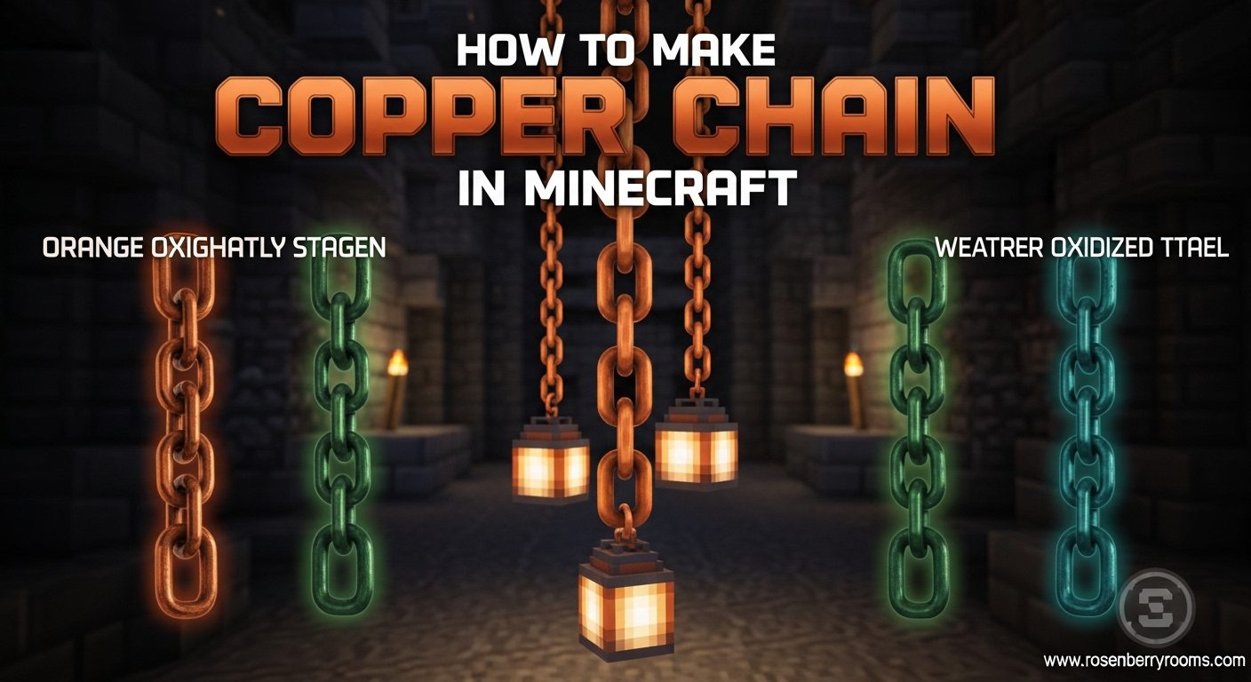 How to Make Copper Chain in Minecraft