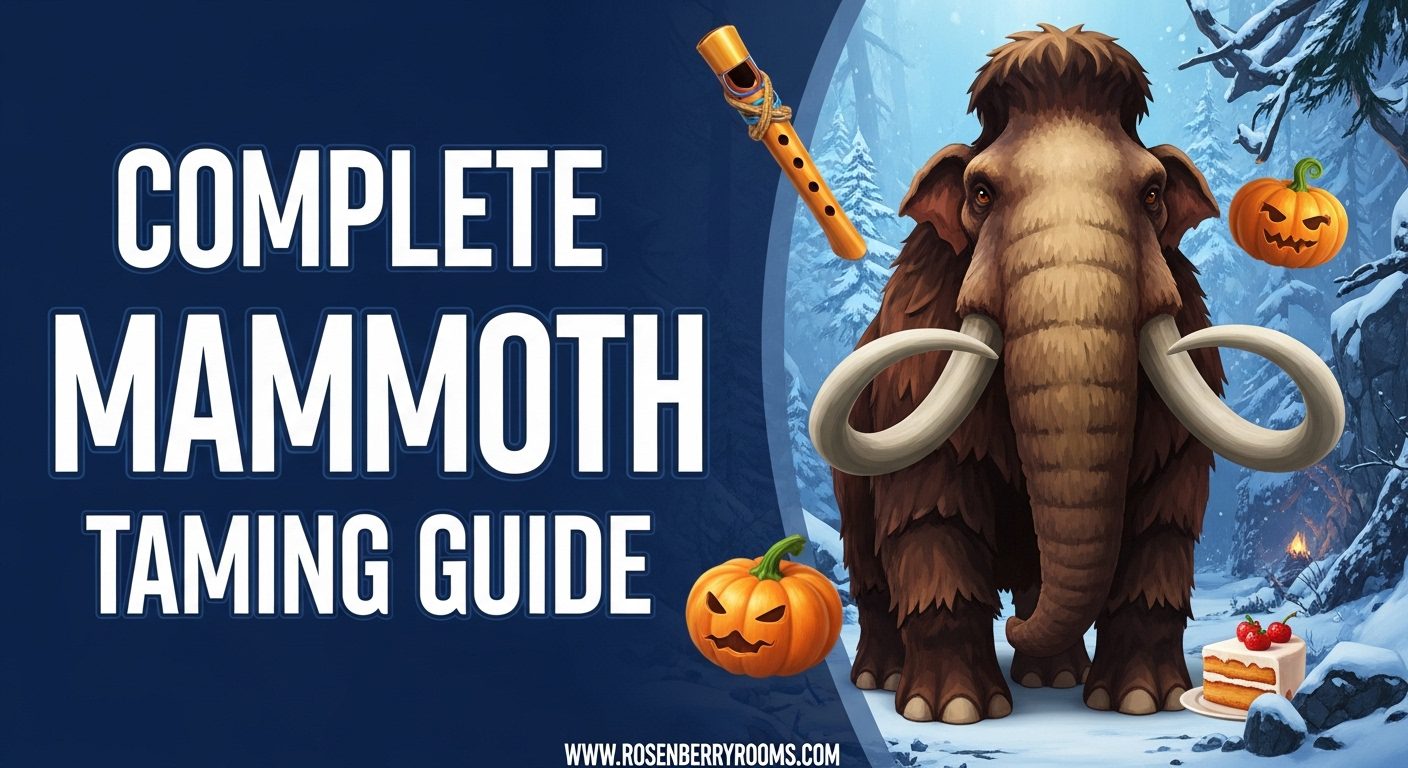How to Tame Mammoth in 99 Nights Guide
