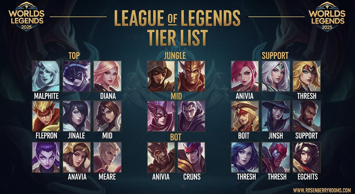 League of Legends tier list