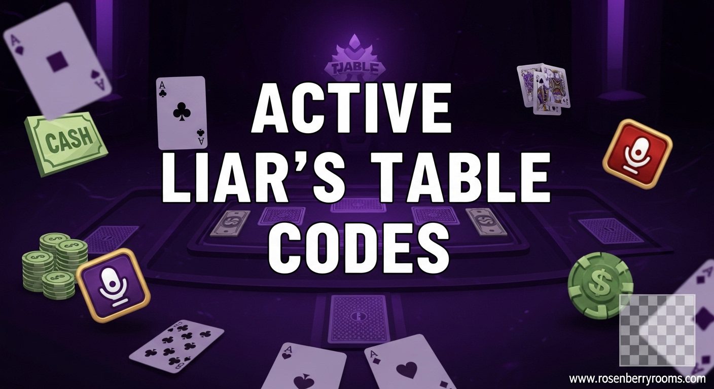 Liar's Table Codes