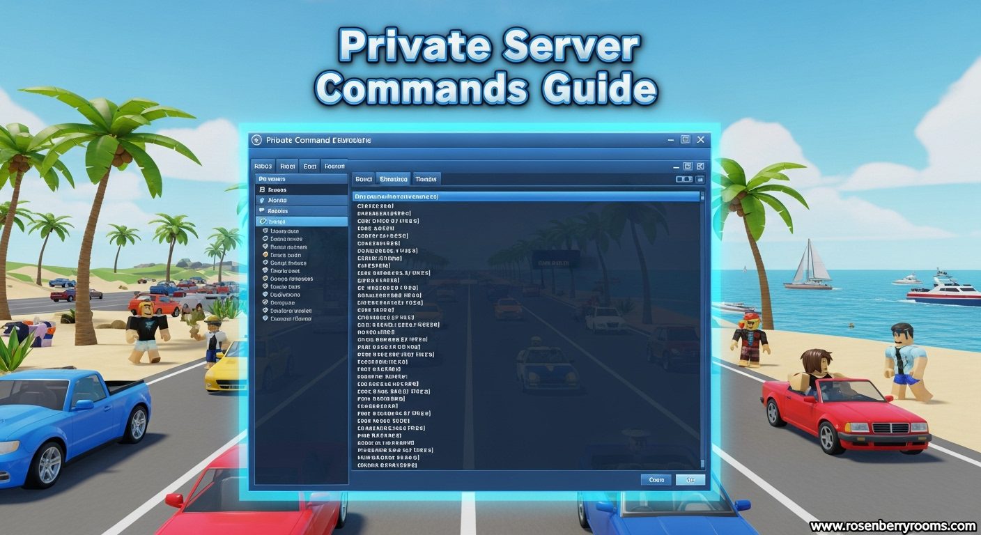 Private Server Commands Guide