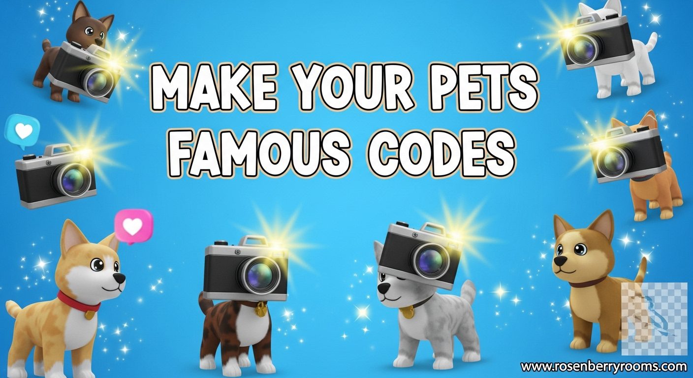 Roblox Make Your Pets Famous Codes