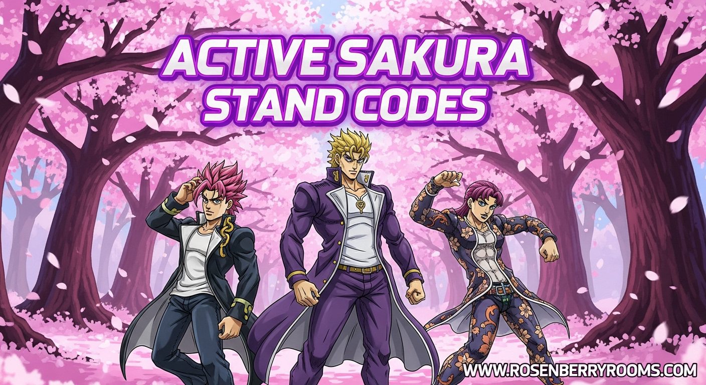 Sakura Stand Codes