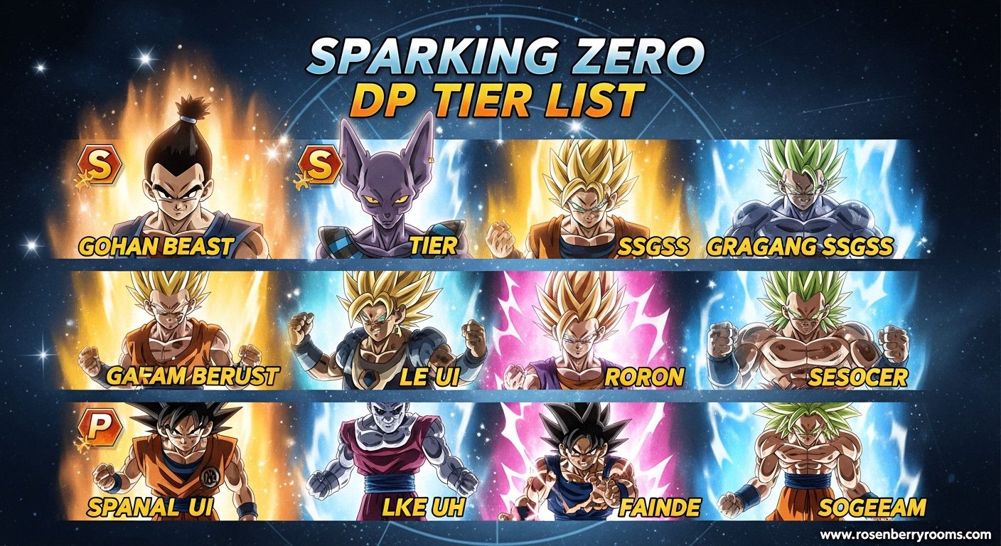 Sparking Zero DP Tier List
