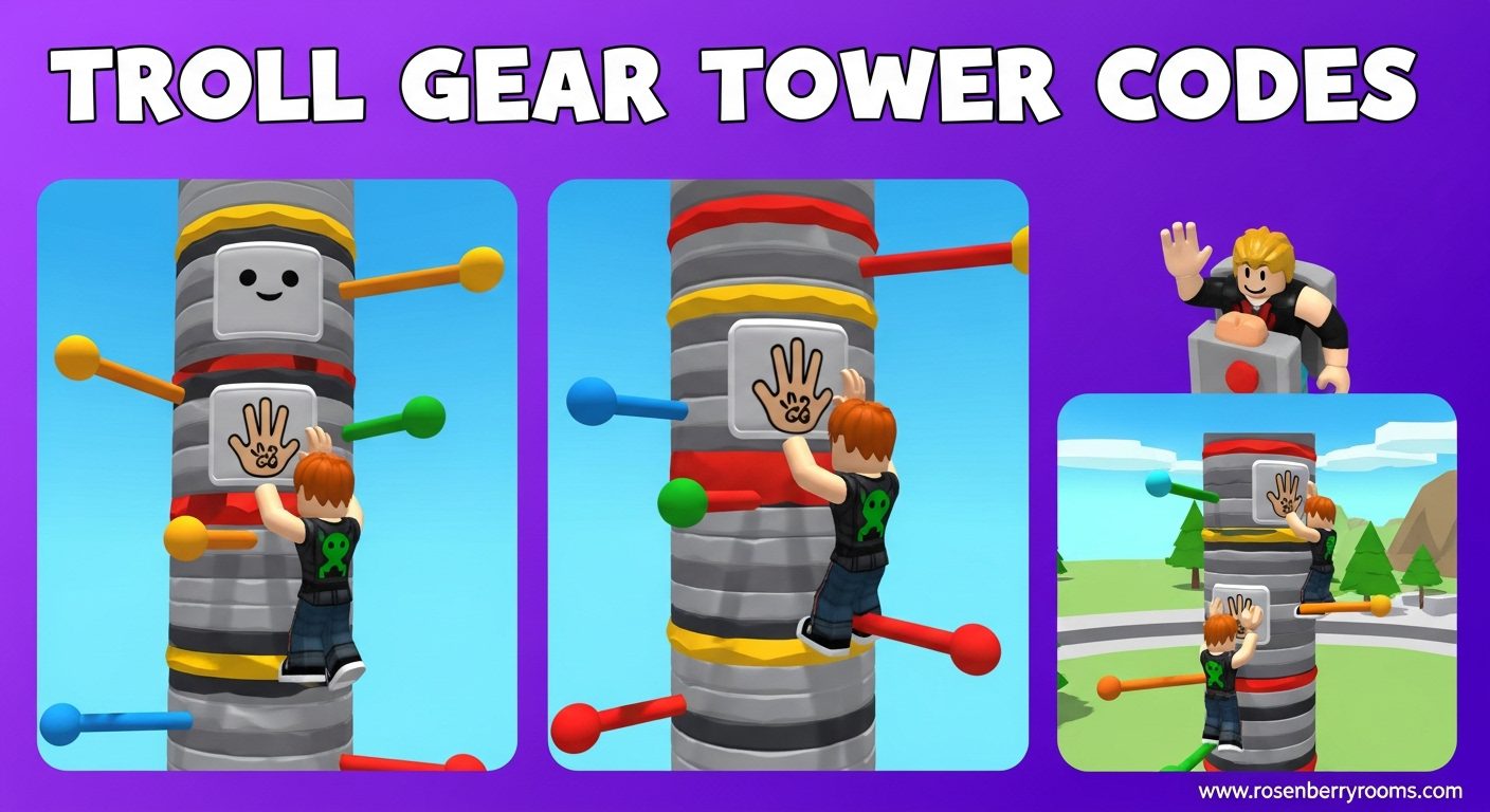 Troll Gear Tower Codes