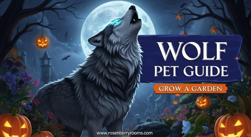 Wolf Pet Does in Grow a Garden