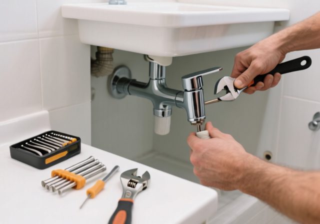 How to Fix a Loose Bathroom Sink Faucet [cy] - RosenberryRooms