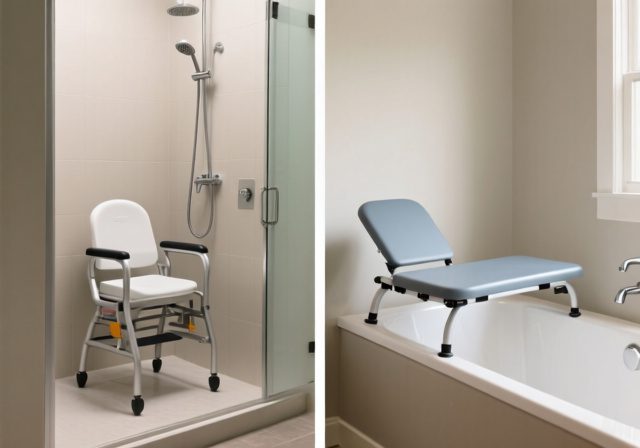 Shower Chair vs Shower Bench: Which Is Better for Safety? [cy] - RosenberryRooms