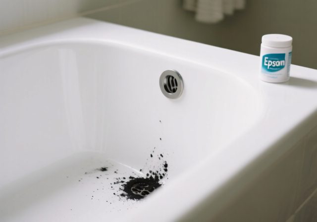 Black Residue After Epsom Salt Bath [cy]: Causes & Solutions - RosenberryRooms