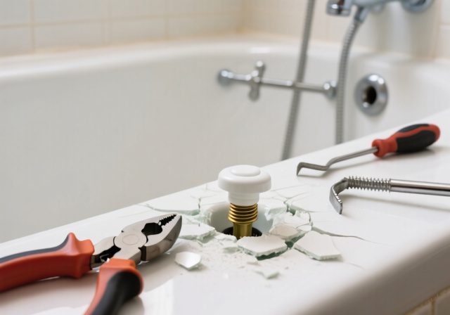 Bathtub Drain Stopper Broke Off? Fix It in 30 Minutes (2025) - RosenberryRooms