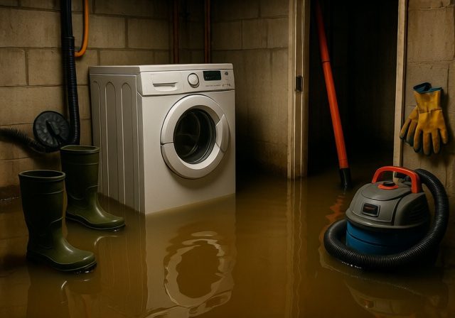 Basement Flooded From Washing Machine: Emergency Response Guide [cy] - RosenberryRooms