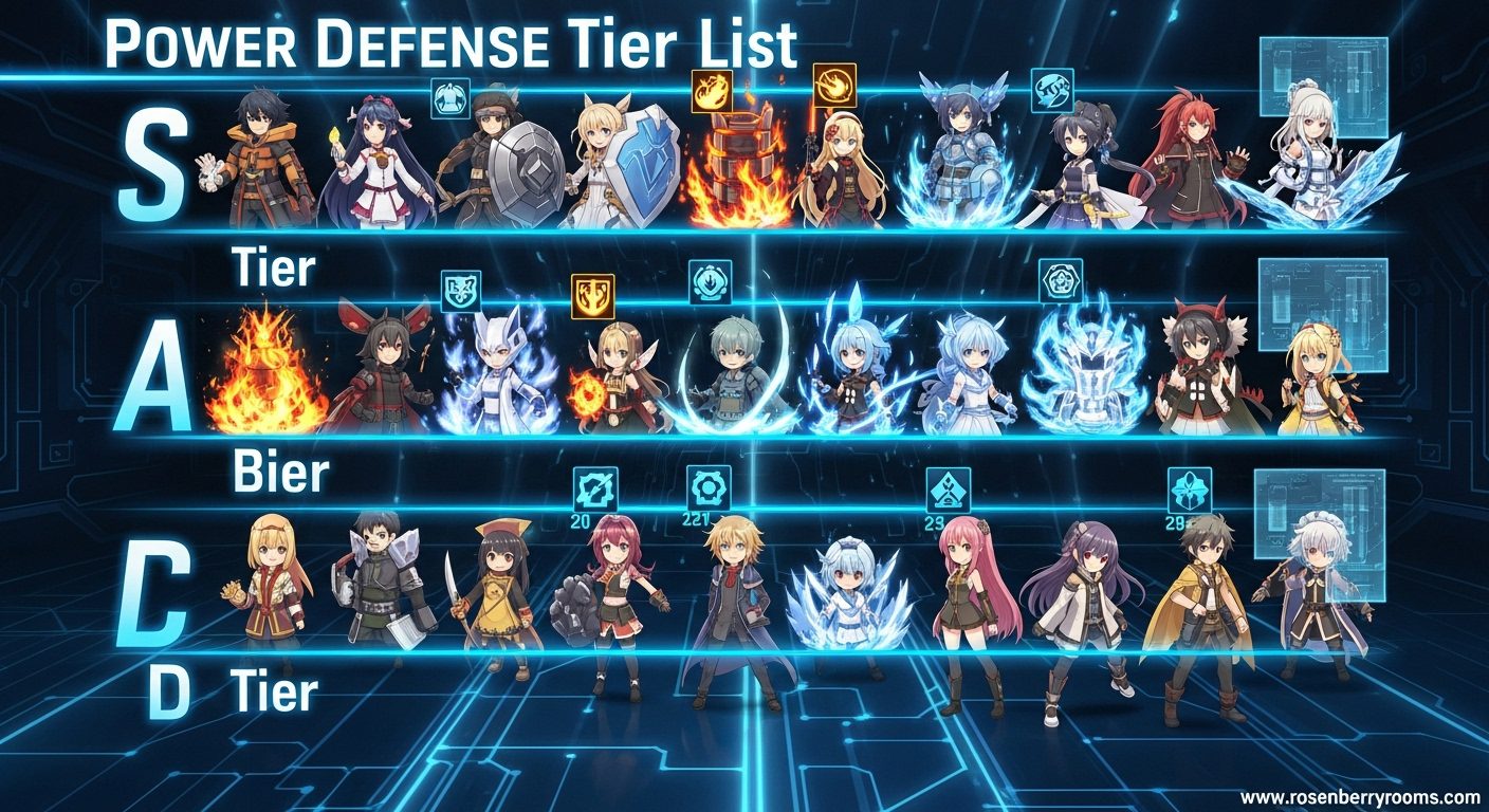 Anime Power Defense Tier List