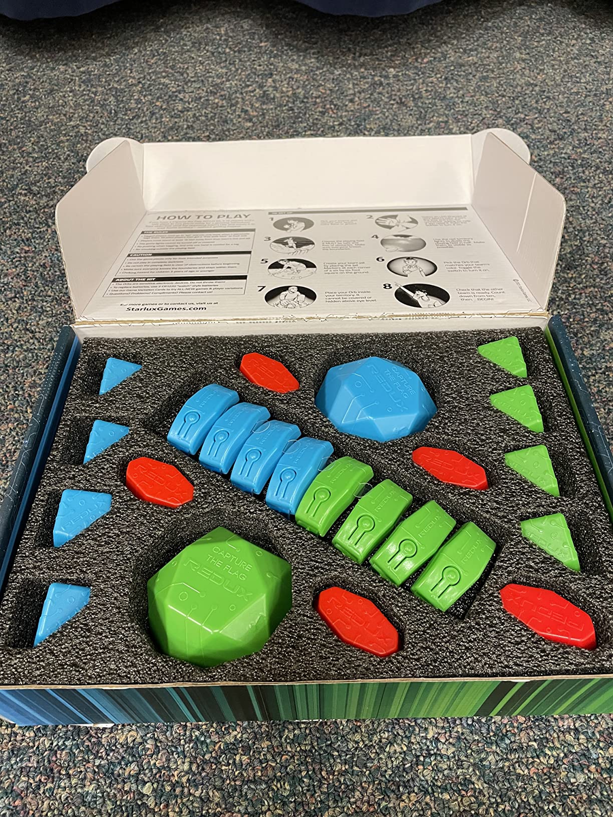 Redux: The Original Glow in The Dark Capture The Flag Game | Ages 8+ | Outdoor Games for Kids and Teens | Glow in the Dark Games Customer Review Redux: The Original Glow in The Dark Capture The Flag Game | Ages 8+ | Outdoor Games for Kids and Teens | Glow in the Dark Games - Customer Photo 1