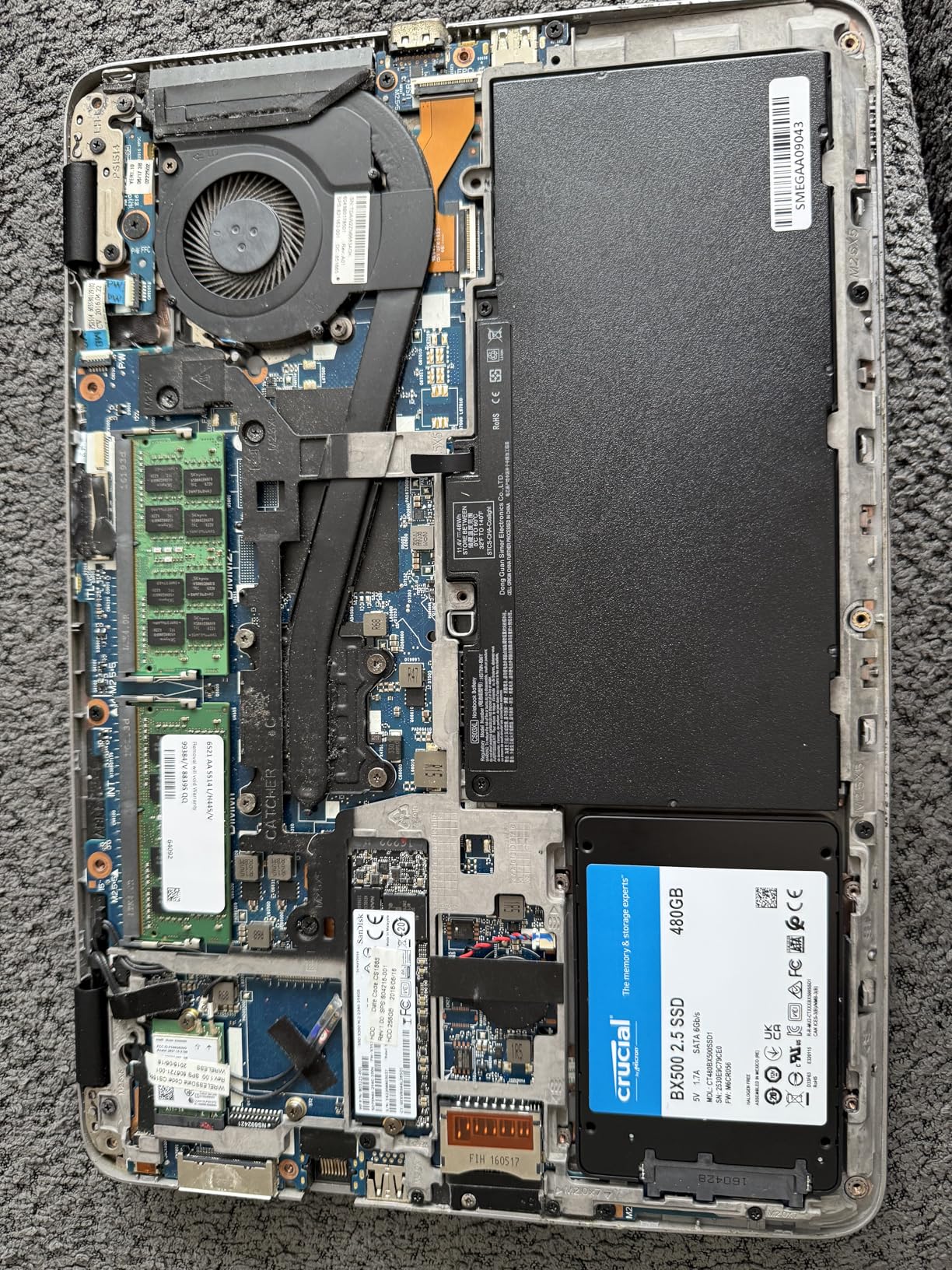 Crucial BX500 2TB 3D NAND SATA 2.5-Inch Internal SSD, up to 540MB/s - CT2000BX500SSD1, Solid State Drive - Customer Photo 1