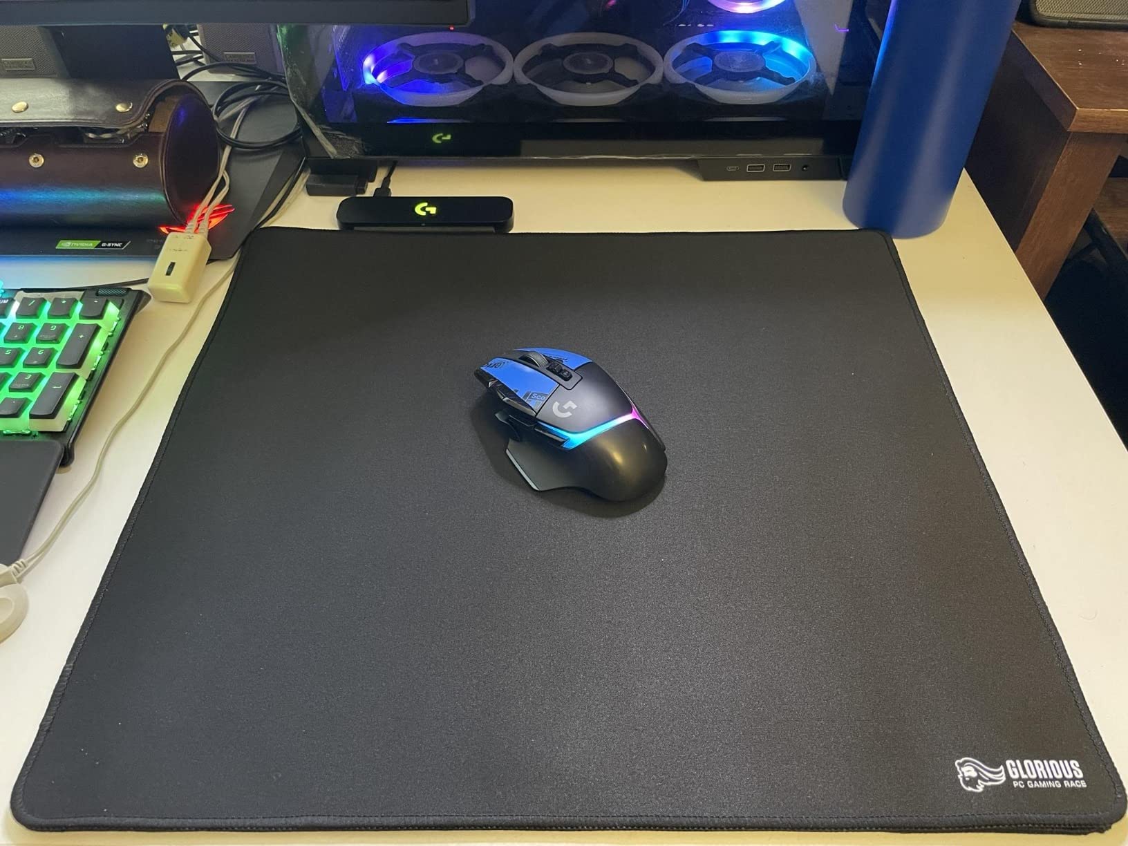 Logitech G502 X Plus Wireless Gaming Mouse - LIGHTSPEED Optical, LIGHTFORCE Switches, LIGHTSYNC RGB, HERO 25K Sensor for PC/Mac - Black - Customer Photo 4