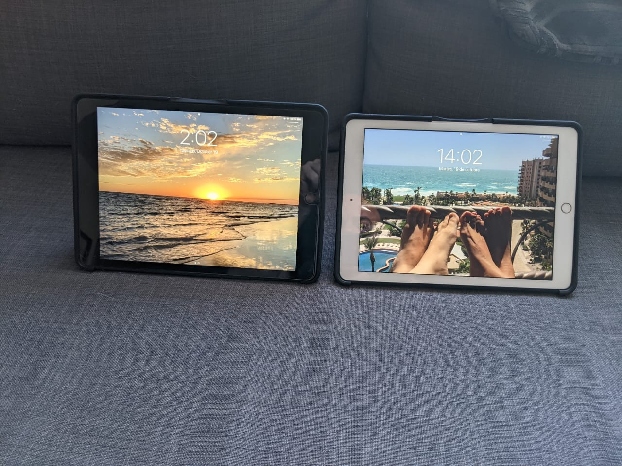 iPad (9th Generation): with A13 Bionic chip, 10.2-inch Retina Display, 256GB, Wi-Fi, 12MP front/8MP Back Camera, Touch ID, All-Day Battery Life – Silver - Customer Photo 1