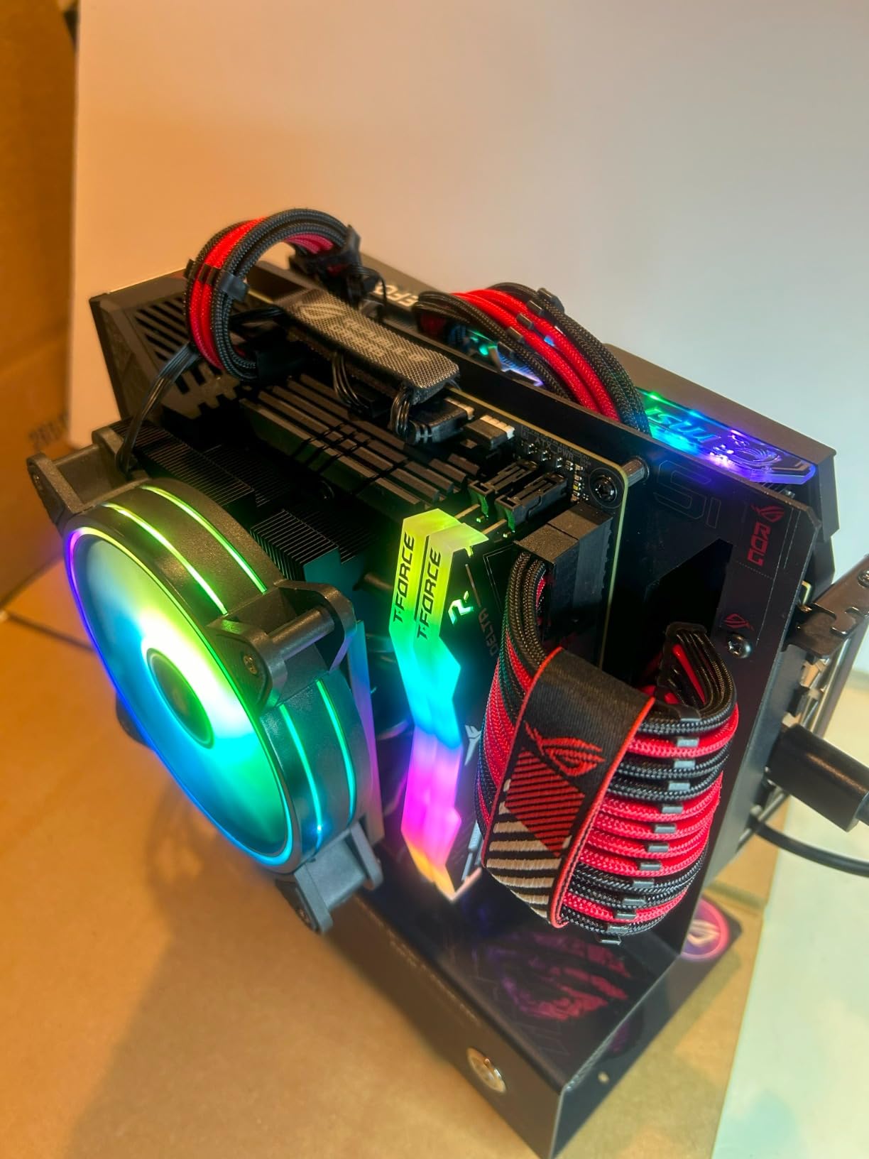 TEAMGROUP T-Force Delta RGB DDR5 32GB Kit (2x16GB) 6400MHz (PC5-51200) CL40 Desktop Memory Module Ram (Black) for Z690 - FF3D532G6400HC40BDC01 - Customer Photo 1