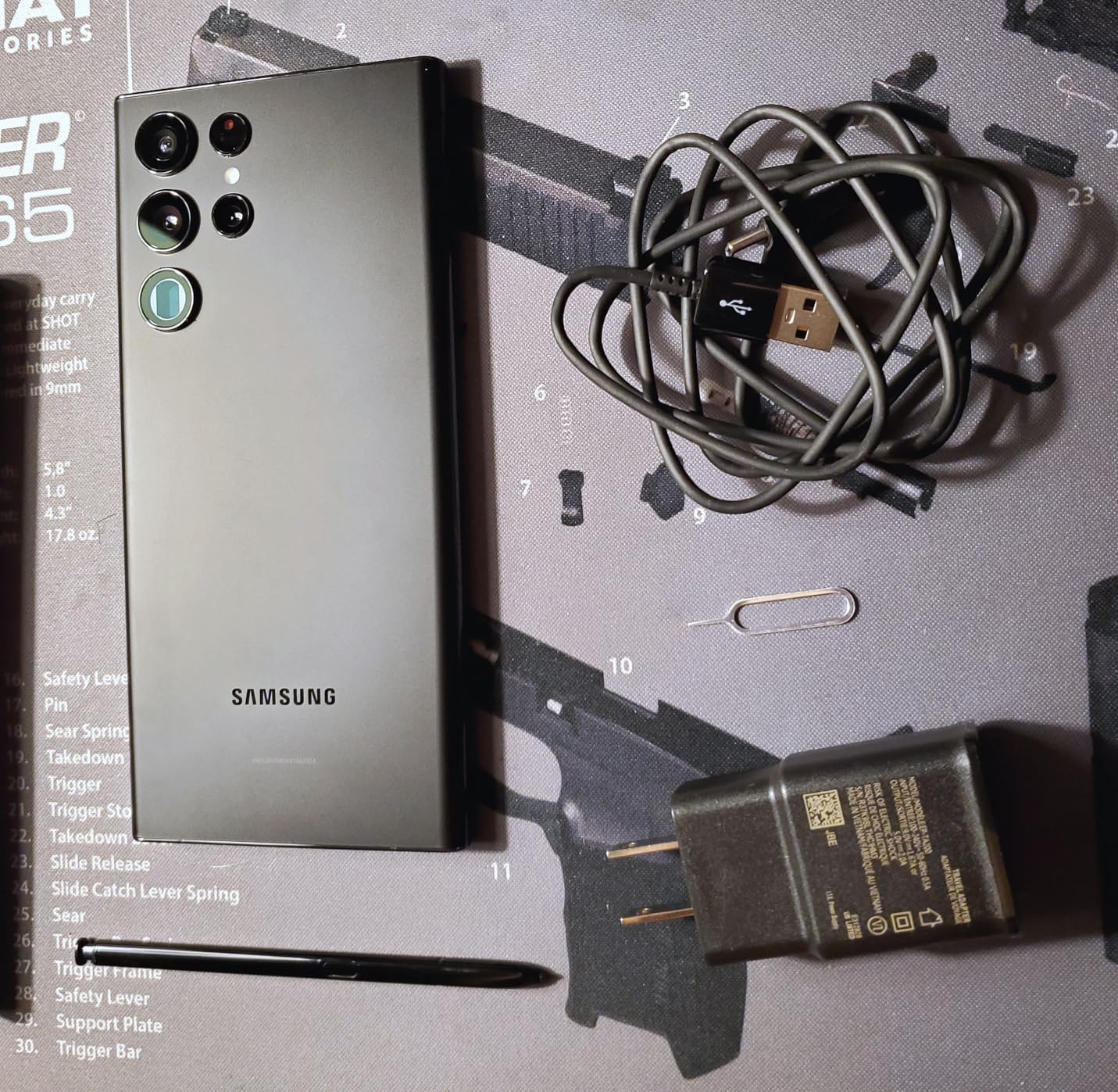 SAMSUNG Galaxy S22 Ultra 5G, US Version, 128GB, Black - Unlocked (Renewed) - Customer Photo 4