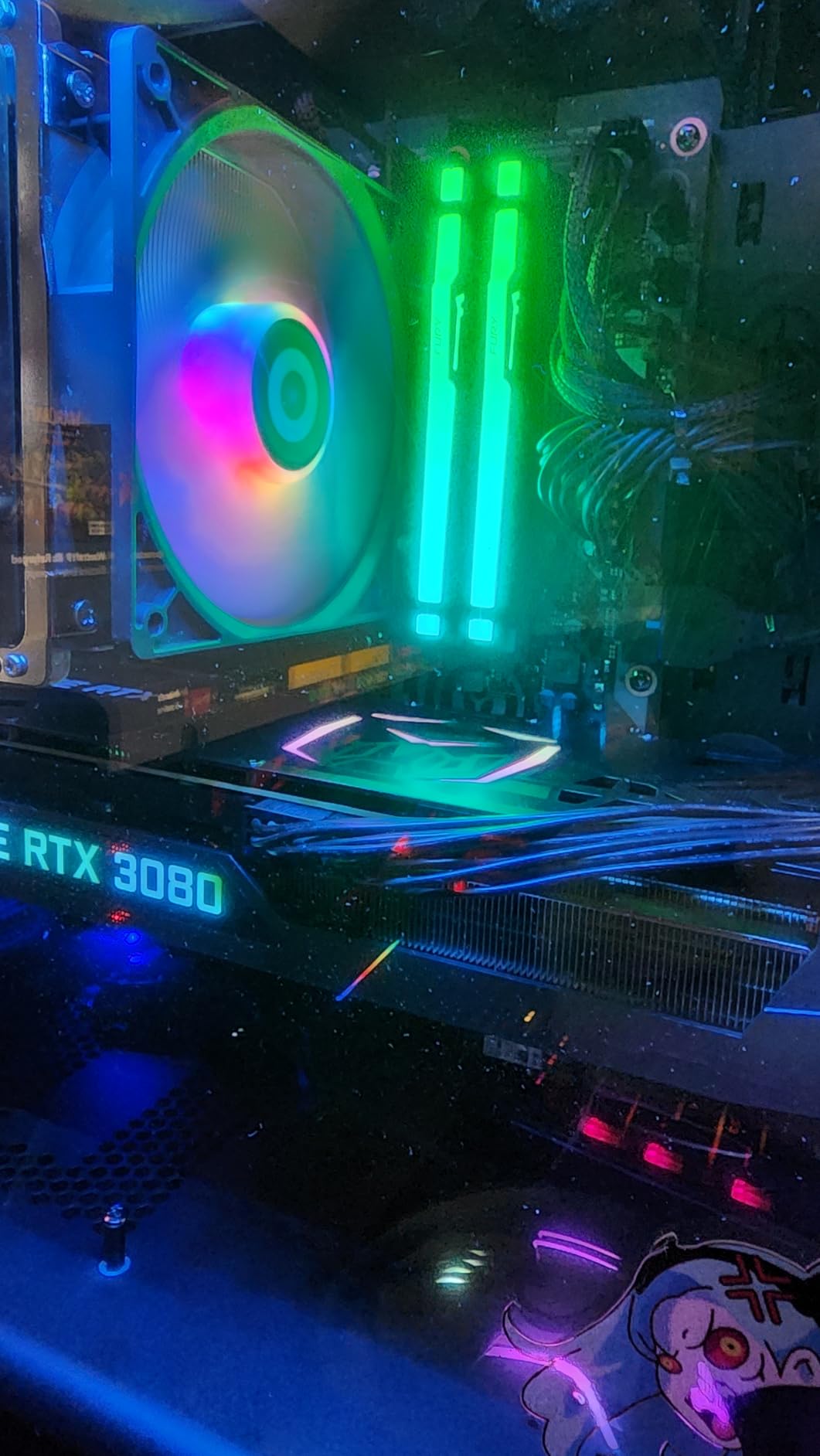 Kingston FURY Beast RGB 16GB 5200MT/s DDR5 CL40 DIMM Desktop Memory (Kit of 2) | Intel XMP 3.0 | Infrared Sync Technology | Overclocking Stability | KF552C40BBAK2-16 - Customer Photo 2