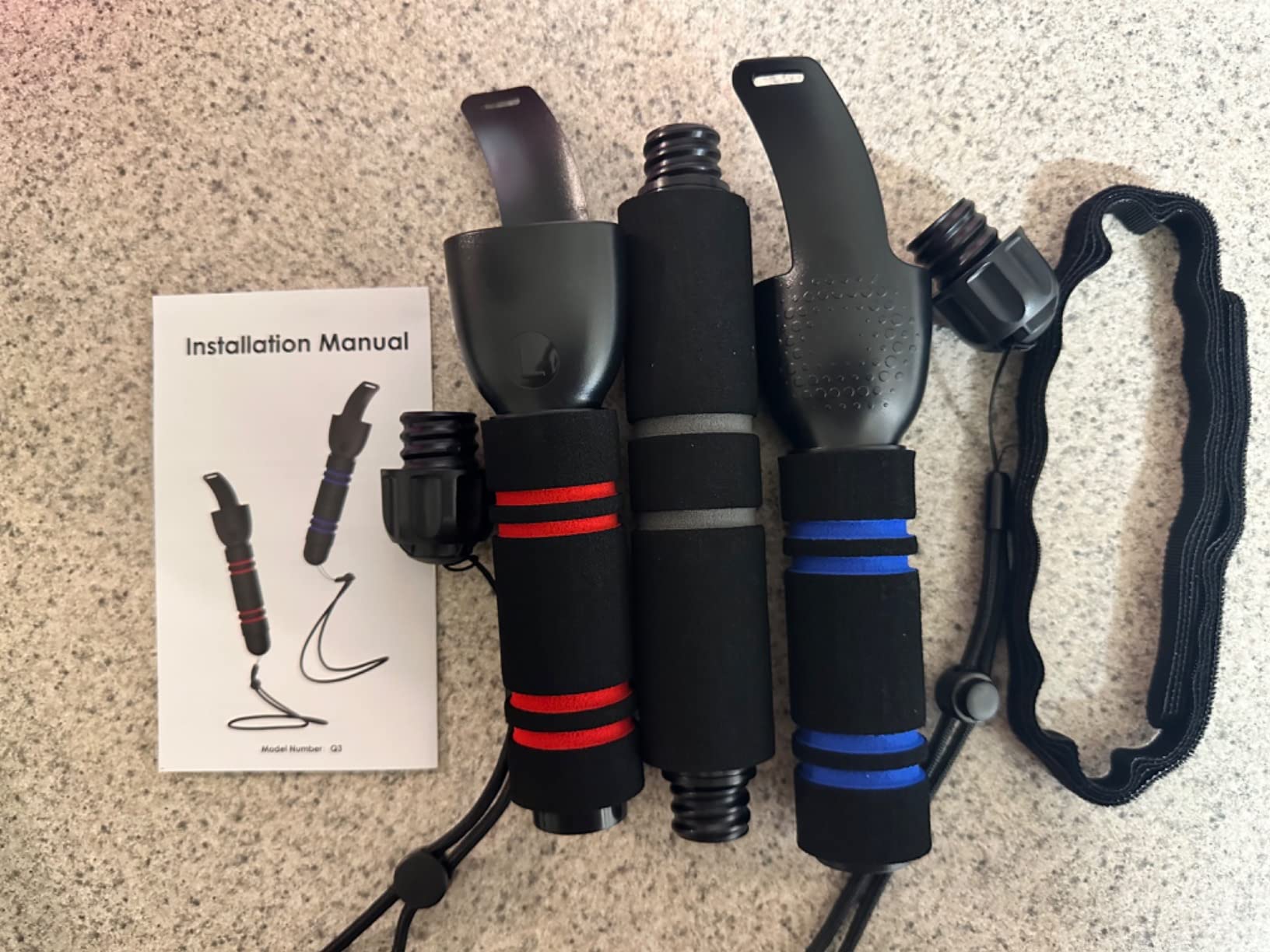 YOGES VR Game Handle Accessories Compatible with Oculus Quest 2 Controllers, Dual Handles Extension Grips Compatible with Meta Quest 2 Accessories - Customer Photo 4