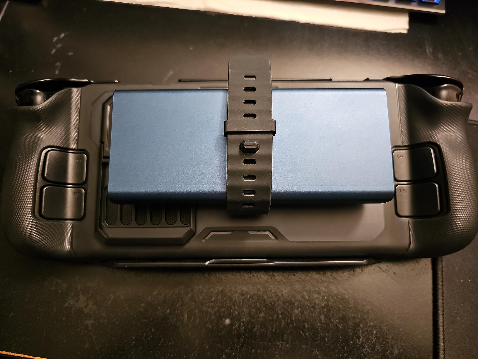 JSAUX PC0104 ModCase Compatible with Steam Deck, Steam Deck Case Comprehensive Protection Include Detachable Front Shell, Body Protective Shell, Metal Bracket and Strap - Basic Set - Customer Photo 2