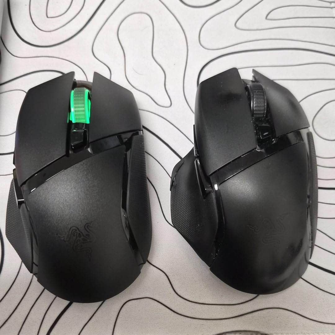 Razer Basilisk V3 X HyperSpeed Customizable Wireless Gaming Mouse: Mechanical Switches Gen-2-5G Advanced 18K Optical Sensor - Chroma RGB 9 Programmable Controls 535 Hr Battery Classic Black - Customer Photo 5