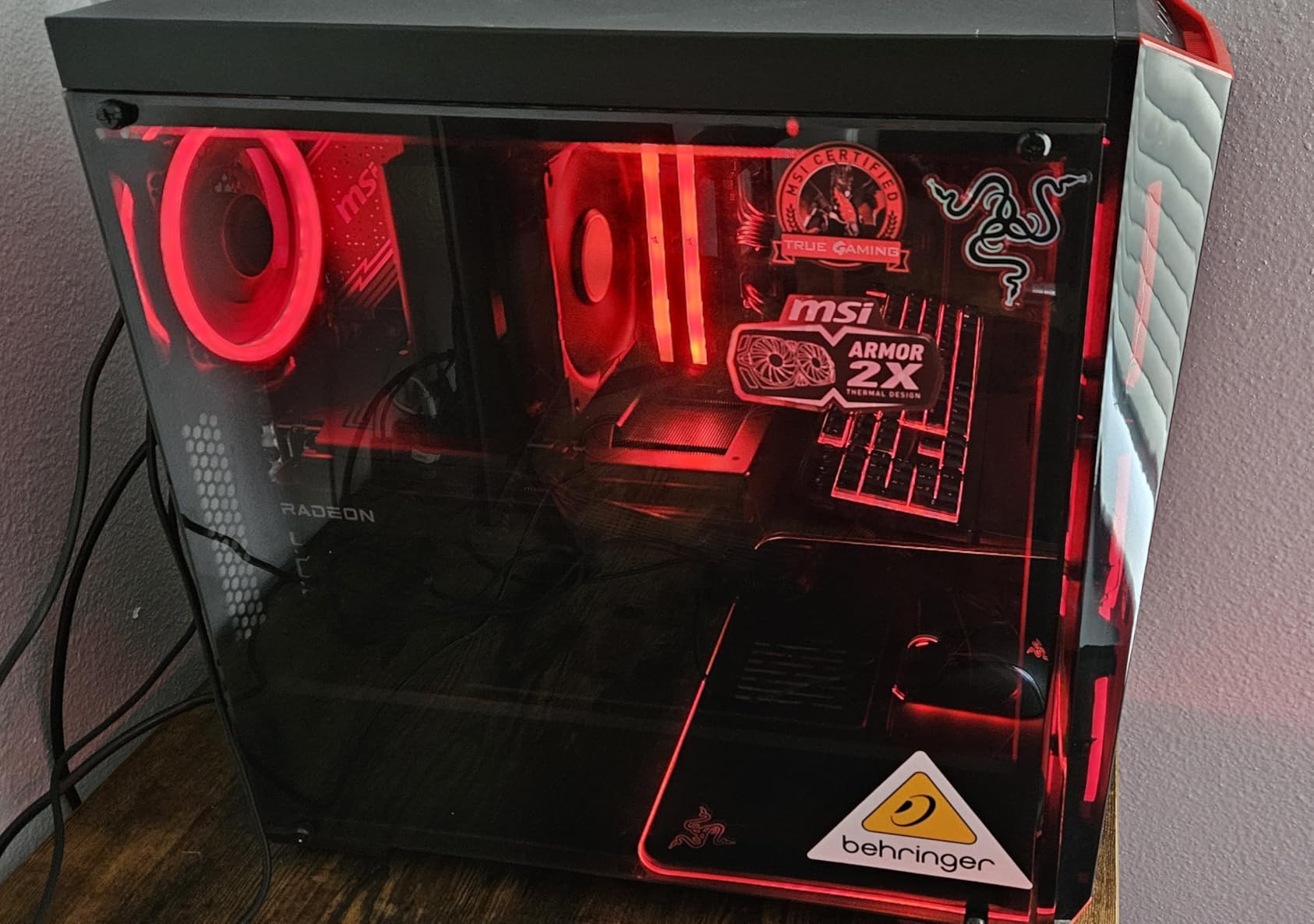 CORSAIR VENGEANCE RGB DDR5 RAM 32GB (2x16GB) 6400MHz CL36-48-48-104 1.35V Intel XMP 3.0 Desktop Computer Memory - Black (CMH32GX5M2B6400C36) - Customer Photo 4