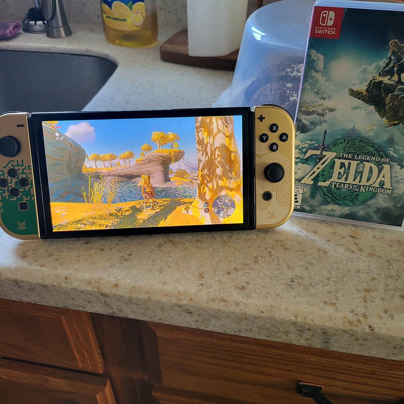 Nintendo Switch – OLED Model - The Legend of Zelda: Tears of the Kingdom Edition Customer Review Nintendo Switch – OLED Model - The Legend of Zelda: Tears of the Kingdom Edition - Customer Photo 1