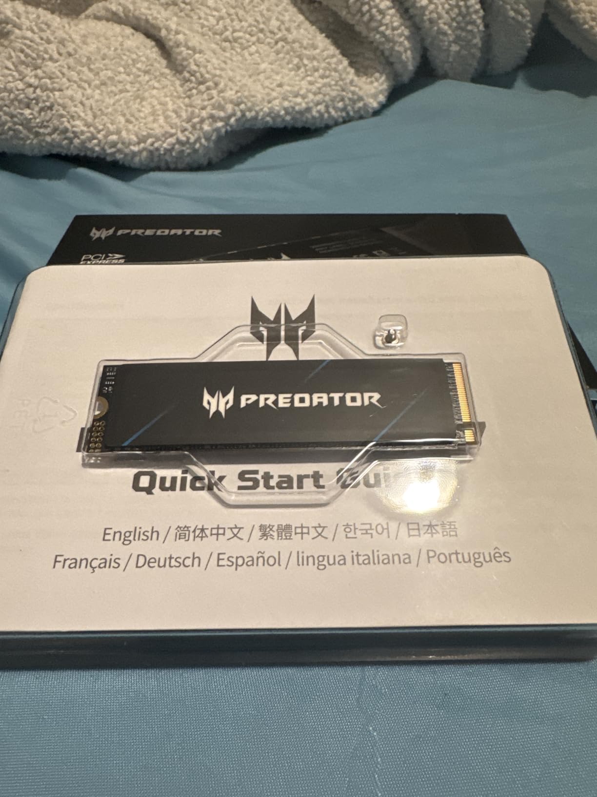 acer Predator GM7 1TB SSD: M.2 2280 PCIe Gen 4 x4 NVMe 2.0, Read Speed Up to 7400 MB/s, Internal PC Solid State Drive for Laptop, Desktop and PS5 - Customer Photo 1