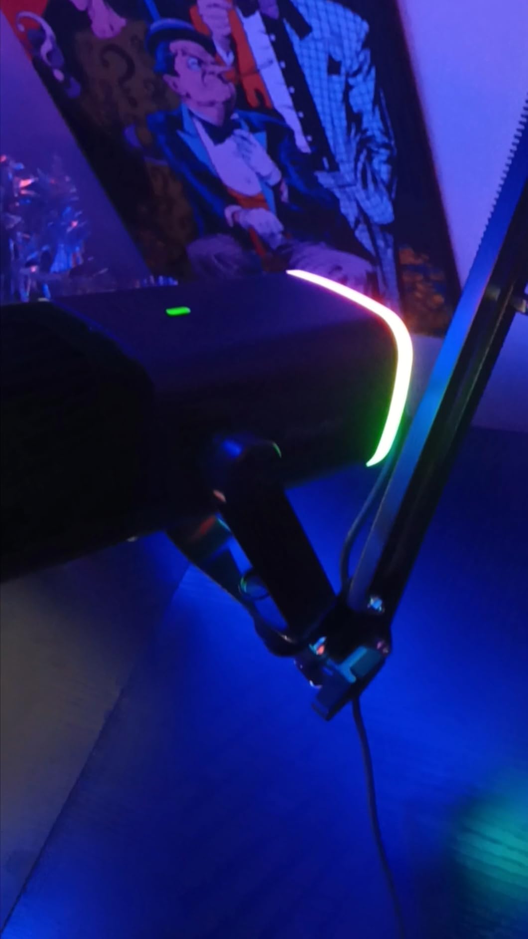 FIFINE XLR/USB Gaming Microphone Set, Dynamic PC Mic for Streaming Podcasting, Computer RGB Mic Kit with Boom Arm Stand, Mute Button, Headphones Jack, for Recording Vocal Voice-Over-AmpliGame AM8T Customer Review FIFINE XLR/USB Gaming Microphone Set, Dynamic PC Mic for Streaming Podcasting, Computer RGB Mic Kit with Boom Arm Stand, Mute Button, Headphones Jack, for Recording Vocal Voice-Over-AmpliGame AM8T - Customer Photo 3