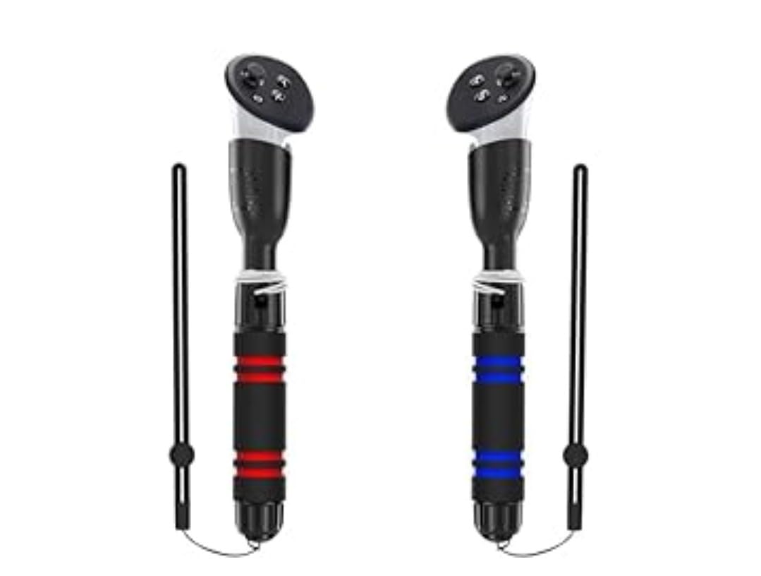 YOGES Gorilla Tag Long Arms Compatible with Meta Quest 3S/ Quest 3/ Oculus Quest 2/ Quest Pro/Rift S Controller, Beat Saber Handle Attachments VR Sticks Dual Extensions Grips for Playing VR Games - Customer Photo 1