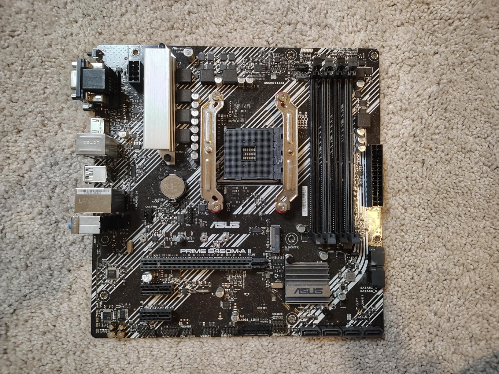 ASUS Prime B550-PLUS AC-HES AMD AM4 (3rd Gen Ryzen) ATX Motherboard (Dual M.2, PCIe4.0, WIFI5, 1Gb Ethernet, SATA 6 Gbps, USB 3.2 Gen 2 Type-C, Front USB 3.2 Gen 1 Type-C and CEC Tier II Ready) - Customer Photo 5