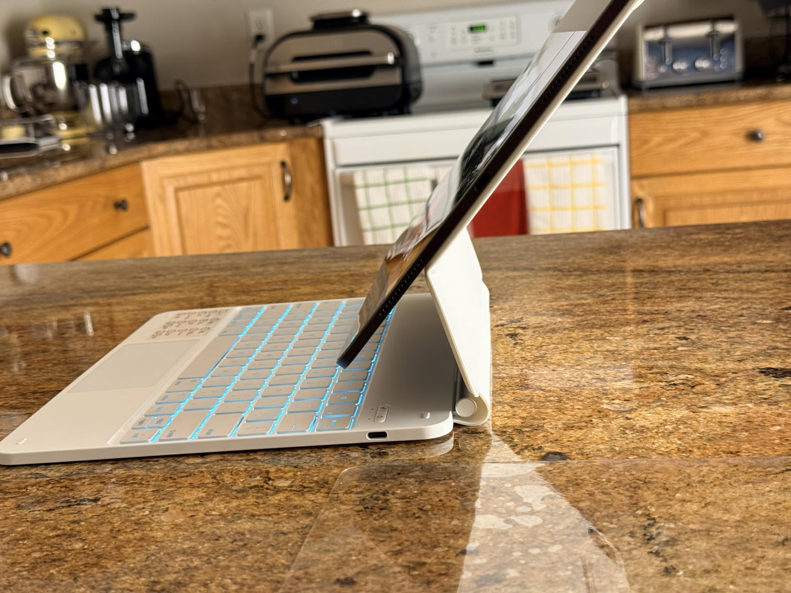 Apple iPad Pro 13-Inch (M4): Built for Apple Intelligence, Ultra Retina XDR Display, 256GB, 12MP Front/Back Camera, LiDAR Scanner, Wi-Fi 6E, Face ID, All-Day Battery Life — Space Black - Customer Photo 4
