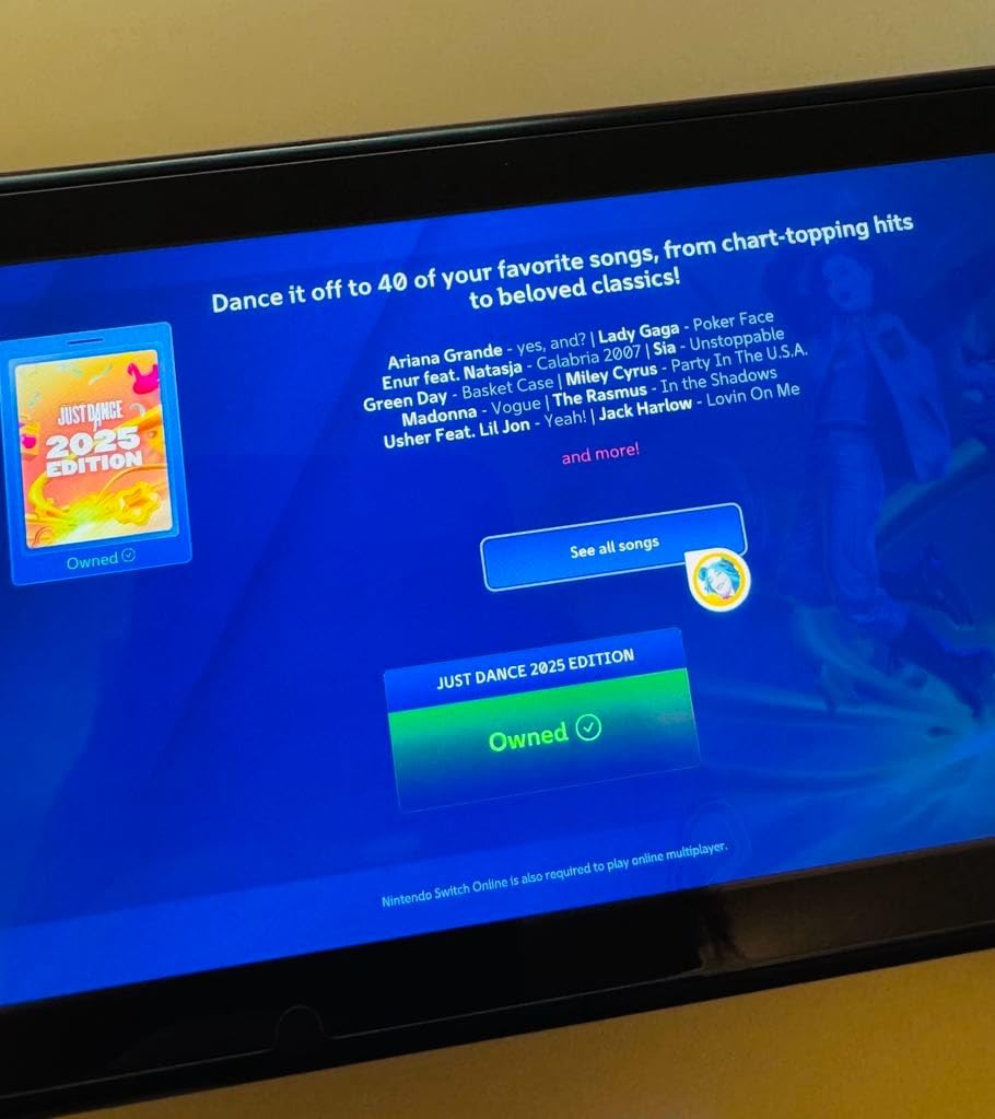Just Dance 2025 Edition – Limited Edition, Nintendo Switch (Code in Box) Customer Review Just Dance 2025 Edition – Limited Edition, Nintendo Switch (Code in Box) - Customer Photo 1