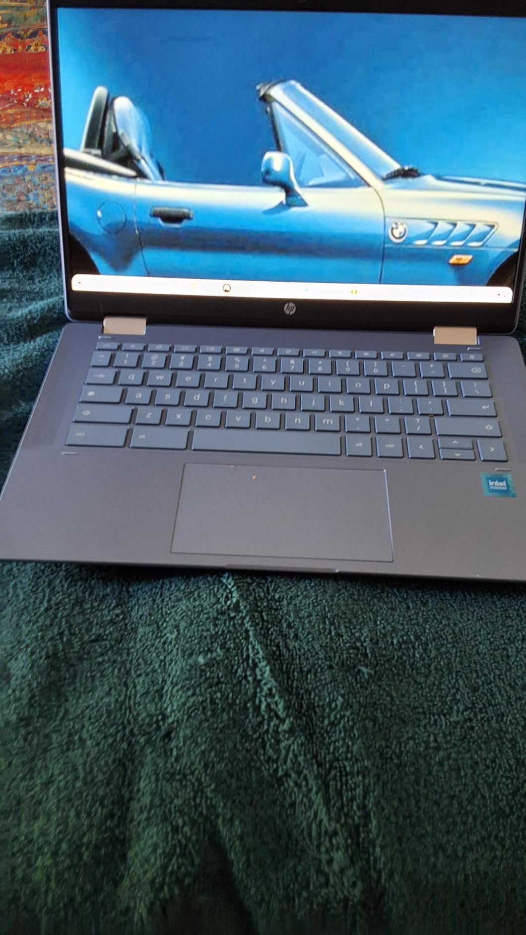 HP Convertible 2-in-1 Chromebook in Blue 14 HP Convertible 2-in-1 Chromebook in Blue 14