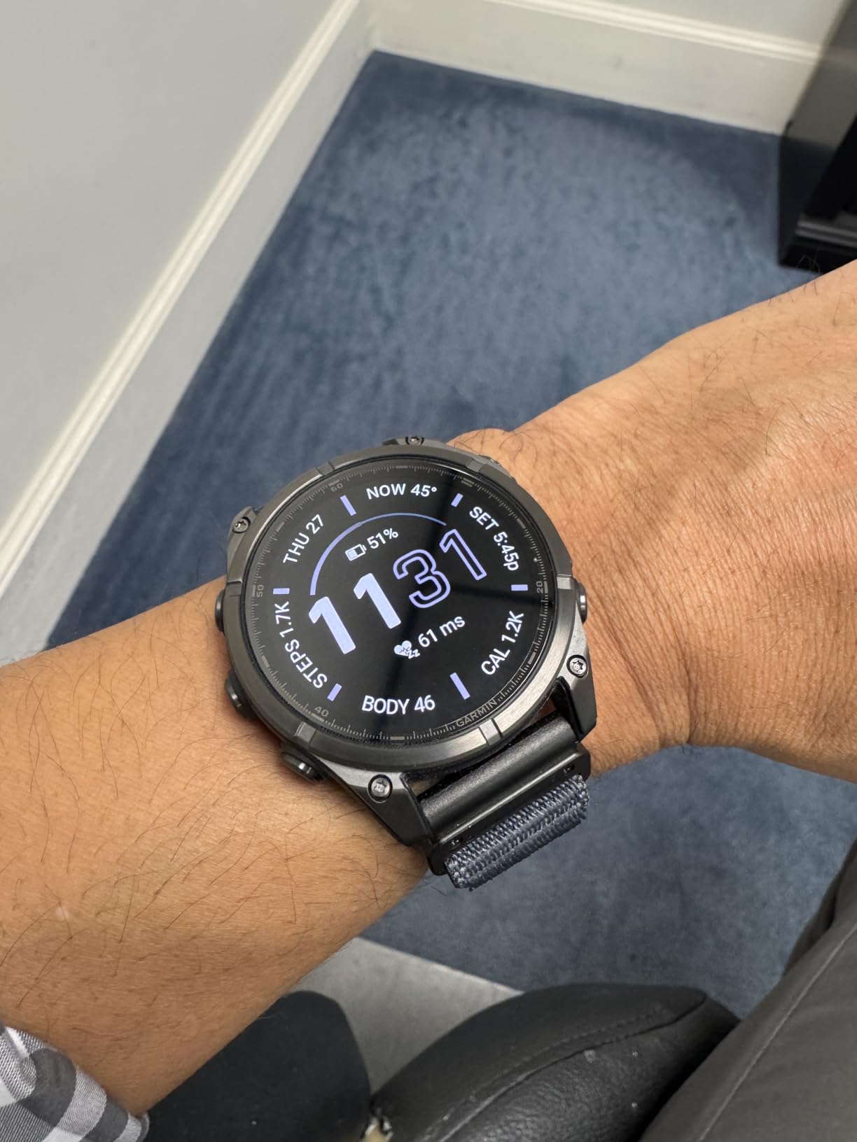 Garmin fēnix® 8 – 47mm, AMOLED, Premium Multisport GPS Smartwatch, Long-Lasting Battery Life, Dive-Rated, Built-in LED Flashlight, Slate Gray with Black Band Customer Review Garmin fēnix® 8 – 47mm, AMOLED, Premium Multisport GPS Smartwatch, Long-Lasting Battery Life, Dive-Rated, Built-in LED Flashlight, Slate Gray with Black Band - Customer Photo 1