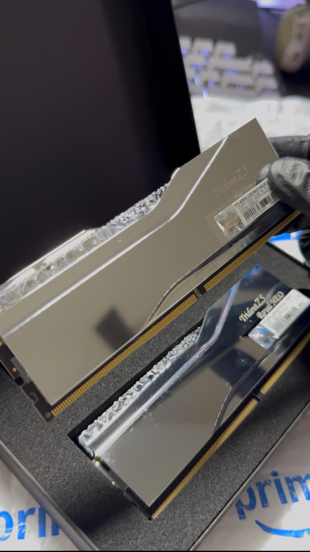 G.SKILL Trident Z5 Royal Neo Series DDR5 RAM (AMD Expo) 32GB (2x16GB) 6000MT/s CL28-36-36-96 1.40V Desktop Computer Memory U-DIMM - Silver (F5-6000J2836G16GX2-TR5NS) - Customer Photo 3