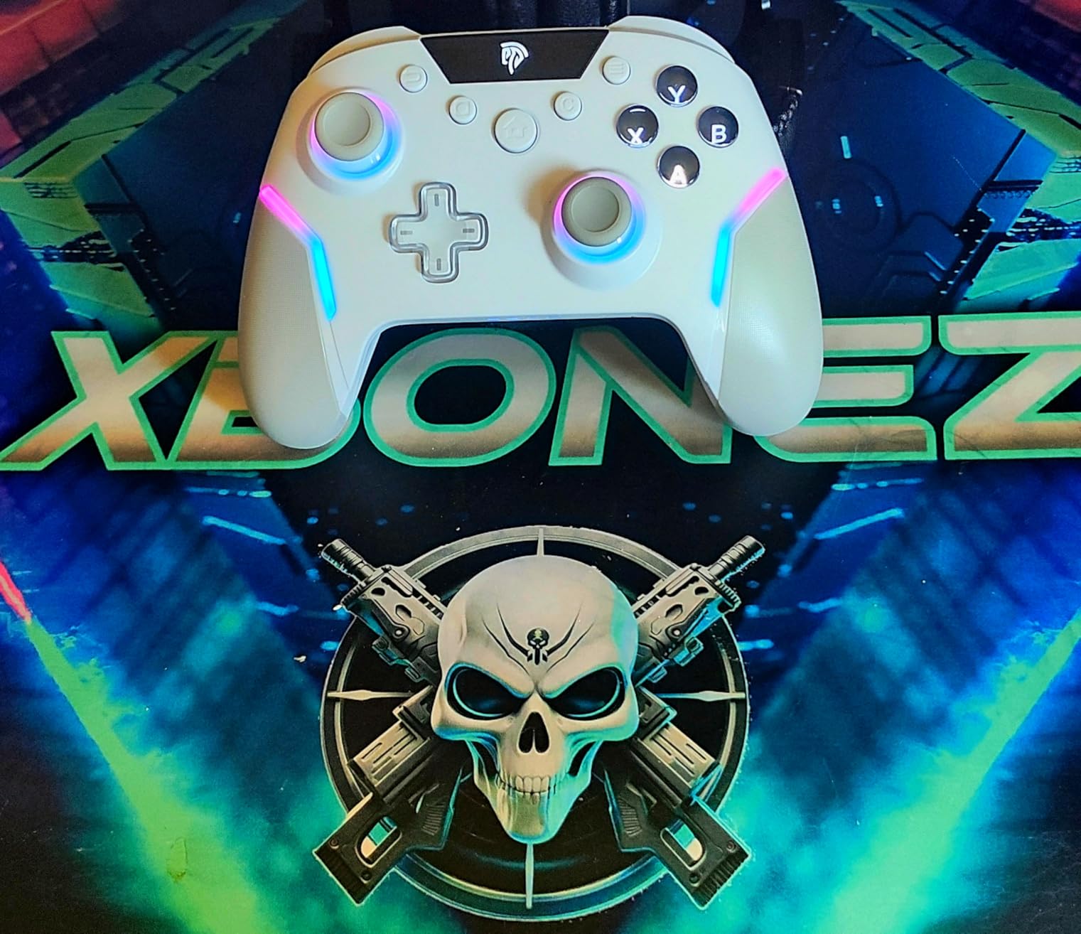 EasySMX X20 Wireless Gaming Controller with RGB Backlit, 2-Stage Hall Effect Stick, 1000Hz Polling Rate, 6-Axis Gyro on Multi-Platform, Mech Buttons- Compatible with PC/Switch/Steam/Android Customer Review EasySMX X20 Wireless Gaming Controller with RGB Backlit, 2-Stage Hall Effect Stick, 1000Hz Polling Rate, 6-Axis Gyro on Multi-Platform, Mech Buttons- Compatible with PC/Switch/Steam/Android - Customer Photo 1