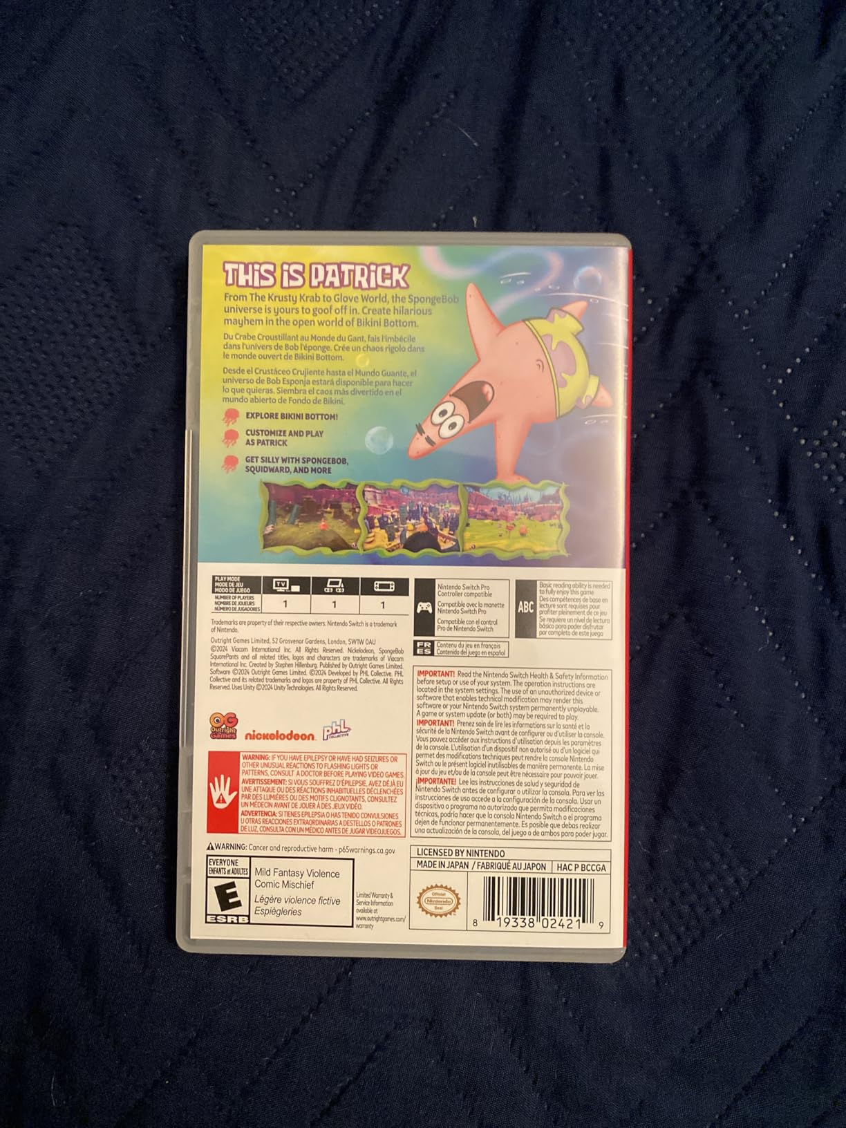 SpongeBob SquarePants - A Patrick Star Game - Nintendo Switch Customer Review SpongeBob SquarePants - A Patrick Star Game - Nintendo Switch - Customer Photo 2