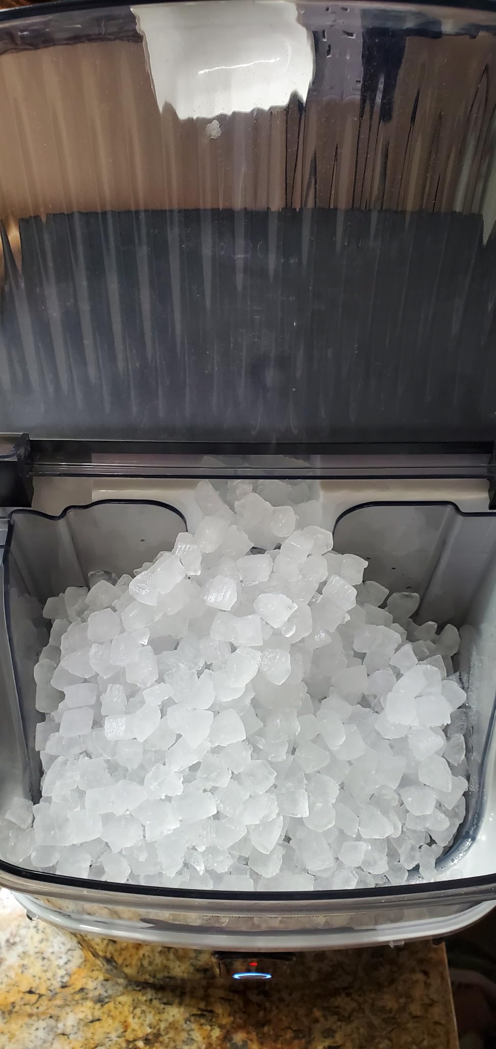 Nugget Ice Maker Countertop, 40lbs/24H Soft Chewable Pellet Ice Machine with Self-Cleaning, Sonic Ice Maker for Home Kitchen, Office - Black Stainless Customer Review Nugget Ice Maker Countertop, 40lbs/24H Soft Chewable Pellet Ice Machine with Self-Cleaning, Sonic Ice Maker for Home Kitchen, Office - Black Stainless - Customer Photo 1